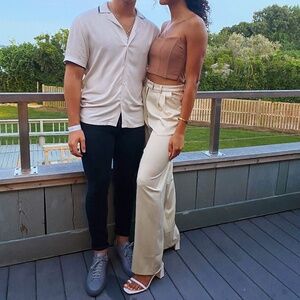 Tiger mist cropped corset